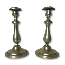 Pair of Christofle French Candle Holders from Silver-Candlesticks Made in France picture