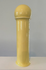 MCM 18 inch YELLOW Ceramic Container Canister ITALY, Vintage 1960s Raymor Era picture