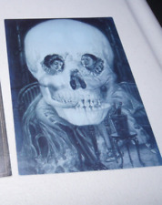 MACABRE GHOST PARANORMAL FRENCH OCCULT ILLUSION 1900s Antique Repro Art Postcard picture
