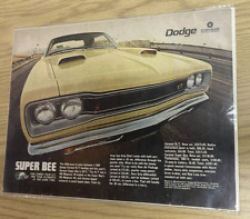Vintage 1969 Super Bee Car Print - Ad Man Cave Wall Art picture