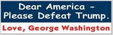 NEW ANTI-TRUMP Bumper Sticker STRONG & PATRIOTIC Biden 2024 election WASHINGTON picture