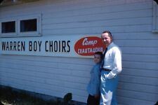 1958 Camp Chautauqua Warren Boy Choirs Vintage 35mm Slide picture