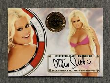 2012 Bench Warmer Vegas Baby CECILLE GAHR On-Card AUTO Autograph picture