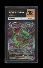Rayquaza VMAX 108/172 s12a VSTAR Universe Japanese Pokemon Card Graded 10 ref268 picture
