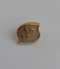 Small 2 Tone Metallic Leaf Tack Lapel Pin picture