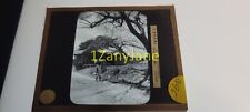 Q95 HISTORIC Glass Magic Lantern Slide South America 9 T ENAMI YOUNGSTER ON ROAD picture