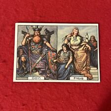 1930s Era Echte Wagner ODIN / FREYA Tobacco Era Card #2 NORSE Mythology G-VG picture