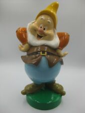 Rare Disney HAPPY Dwarf Gnome Statue picture