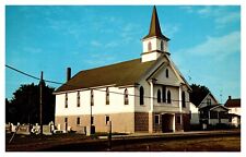 Smith Island MD Maryland Ewell Methodist Church & Parsonage Chrome Postcard picture