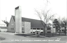 Real Photo Postcard St. Paul's Lutheran Church in West Point, Nebraska picture