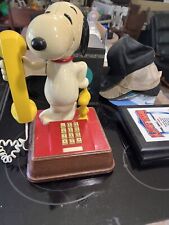 Vintage 1976 The Snoopy and Woodstock Phone - Head Turning Push Button Telephone picture