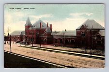 Toledo OH-Ohio, Union Depot, Antique Vintage Souvenir Postcard picture
