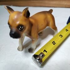 Vintage Small Porcelain Standing Boxer Dog Figurine (Japan) picture