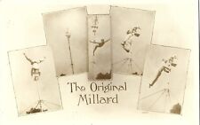 The Original Millard, circus performer; C. W. Millard; nice 1920s promo RPPC picture