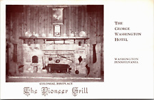 George Washington Hotel, Washington PA, Pioneer Grill, Colonial FP, Chrome, Unp picture
