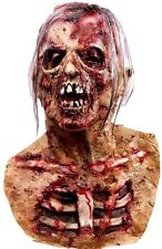 Scary Walking Dead Zombie Head Mask Latex Creepy Halloween Costume Horror picture