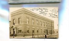 GREGORY SOUTH DAKOTA NATIONAL BANK REAL PHOTO POSTCARD 2978R picture