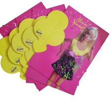 Vintage Barbie Fashion Greeting Cards (5) 1994 