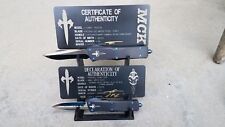 2 tier Microtech Marfione custom display rack ultratech Combat Troodon Cypher picture