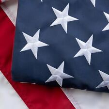 TOPFLAGS American Flag 4x6 Ft Made in USA TearProof United States Flags Embro... picture
