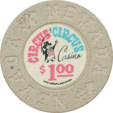 Circus Circus Casino Las Vegas Nevada $1 Chip 1968 picture