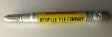 Vintage Orrville Tile Company Advertisement Bullet Pencil picture
