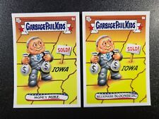 Mike Bloomberg tries to buy Presidency Spoof 2 card Set 2020 Garbage Pail Kids picture
