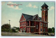 c1910's Engine House 8 Tower Hill Lawrence Massachusetts MA Antique Postcard picture