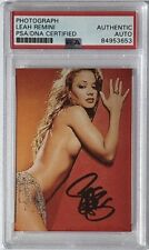 LEAH REMINI SIGNED SEXY PICTURE PHOTOGRAPH PSA DNA AUTOGRAPH THE KING OF QUEENS picture