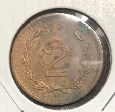 1927 Mo  MEXICO 2 Centavos Bronze Coin-25MM-KM#419 picture
