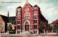 Vintage Postcard- ST. LEO'S CHURCH, DENVER, CO. picture