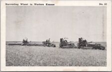 Vintage 1950s KANSAS Farming Postcard 