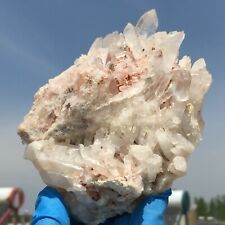 1.86lb Exquisite Clear White Quartz Crystal Cluster Healing Mineral Specimen picture