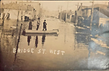 Postcard Dunnville Ontario photo card Bridge St picture
