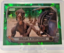 2024 Topps Star Wars Sapphire Sebulba's Interference Green SP /99 picture