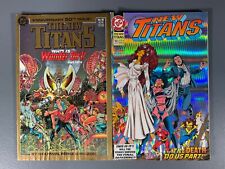 LOT OF 2 - The New Titans Anniversary 50th Issue & #100 DC Universe Comic Books picture