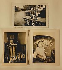 Vintage Babies And Boys Photographs 1930's To 1950's Lot Of 3 Originals picture