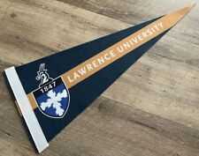 LAWRENCE UNIVERSITY Pennant 24” Vikings College Student Appleton Wisconsin RARE picture