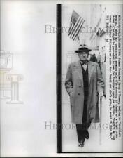 1960 Press Photo Harry S. Truman during his morning walk at New York City picture