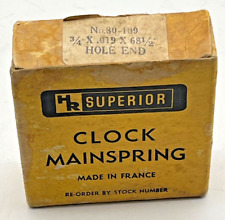 NOS Clock Mainspring 3/4