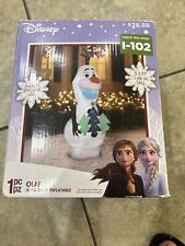 Disney Frozen OLAF 5ft Light UP Christmas Inflatable Airblown New picture