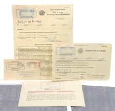 VTG WWll 1944 Minnesota Draft Board Selective Service Documents & Correspondence picture