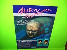 Alien Syndrome Original NOS Video Arcade Game Sales Flyer Rare Japan 1987 picture
