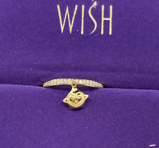 Disney X RockLove WISH Star Ring 7 Gold tone Crystals picture