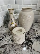 Retired Lenox, Lot of 3 (Vases candle holder masterpiece mother day picture