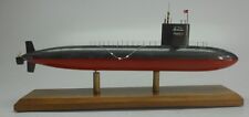 USS Narwhal SSN 671 Nuclear Submarine Desktop Kiln Dry Wood Model Big New picture
