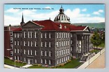 Altoona PA-Pennsylvania, Altoona Senior High School, Antique Vintage Postcard picture