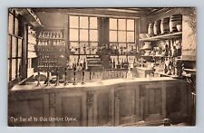 London England, Ye Olde Cheshire Cheese - The Bar, Pub Vintage Postcard picture