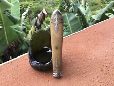Rare 1860s Lamson & Goodnow Bone And Pewter Custom Tobacco Pipe Tamper picture