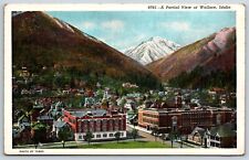 Postcard A Partial View Of Wallace, Idaho Unposted picture